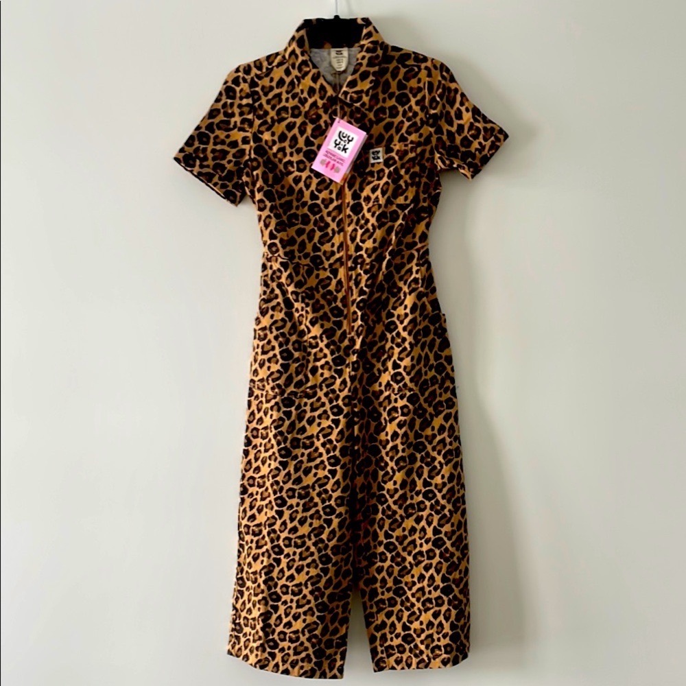 Leopard Print Jumpsuit